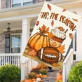 thumbnail image 2 of Fall House Flag 28x40 Inch Double Sided Outside Tis' the Season Autumn Rustic Football Pumpkin Leave Large Garden Flags Seasonal Holiday Yard Outdoor Decoration, 2 of 7