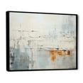 thumbnail image 2 of Designart "Minimalistic Horizon With Beige And Gold Waves" Abstract Collages Floater Framed Canvas Art Print, 2 of 5