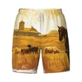 thumbnail image 4 of Lsque Mens Swim Trunks Western Cowboy Ranch Pattern - Bathing Suit Compression Liner - Beach Swim Shorts Swimwear - (S-3XL) - Stretch Quick Dry -X-Large, 4 of 9