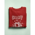 thumbnail image 3 of Scary Techno Style Sweatshirt Women -Image by Shutterstock, Female Small, 3 of 4