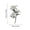 White, variant on Artificial Lily Flower Stem 15.7 Inch, Medium Height Imitation Floral for Table and Shelf Decor, Realistic Silk Lily for Home Hotel and Event Settings