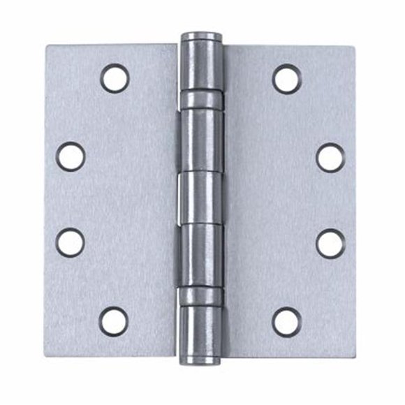Charnière à Roulement à Billes 4 Po 32D avec Goupille Non Amovible - Acier Inoxydable Satiné