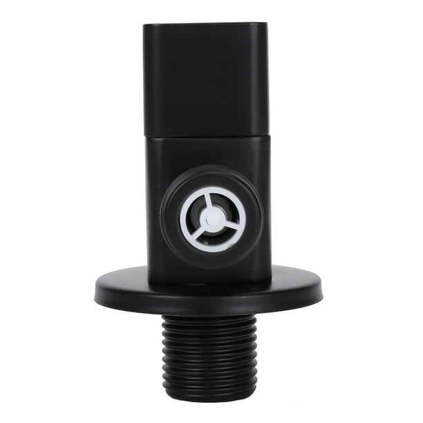 Grifo de ducha de cobre para fregadero de cocina, control de flujo, grifo cuadrado para baño, tope angular