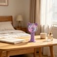 thumbnail image 6 of Boovnll Portable Fan, Adjustable 3 Speed USB Rechargeable Fans Lightweight Compact Handheld Fan for Outdoor, Travel, Camping, Vacation, Summer Gift, Mini Fan - Fan, 6 of 6