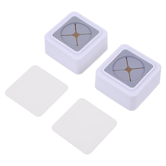 ETEREAUTY 2-Pack Self Adhesive Towel Hooks for Bathroom and Kitchen Wall, Modern Design Hangers for Easy Organization