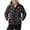 Christmas Bulb Snowflake, variant on Kids Fleece Jacket, Aztec Tribal Geometric Cowboy, 5Y, Full Zip, Polyester Kids Sherpa Lined Jacket with Side Pockets, Lightweight Outerwear for Toddler, Windproof Stand-Up Collar