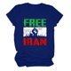 thumbnail image 4 of Tops de Cuello Alto para las Mujeres de la Carta de la Moda Impresa Blusas de Manga Corta, Camisas Casuales Suaves con Cuello Triple 弹性 Ajuste, Camiseta de Suéter de Uso Diario, 4 of 5