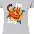 thumbnail image 3 of Dr. Seuss - Fox In Socks Jumping - Juniors Fitted Graphic T-Shirt, 3 of 6