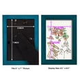 thumbnail image 4 of Begonia Study -Framed Print w/glass-Ocean Blue, 4 of 8