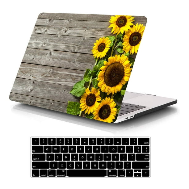 Funut Compatible Con Macbook Air De 13 Pulgadas Funda 2021 2020 2021 2019 2018 Versión A2337 M1 A1932 A2179 Carcasa Rígida De Plástico Floral Y Cubierta De Teclado Para Macbook Air De 13 Pulgadas Con