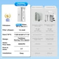 thumbnail image 7 of VonWater 600GPD Tankless Under Sink Reverse Osmosis Water Filter System,  5 Stage RO Filtration System, 2:1 Pure to Drain, RO Water Filtration System, Reduce TDS, NSF/ANSI 372 Listed, 7 of 7