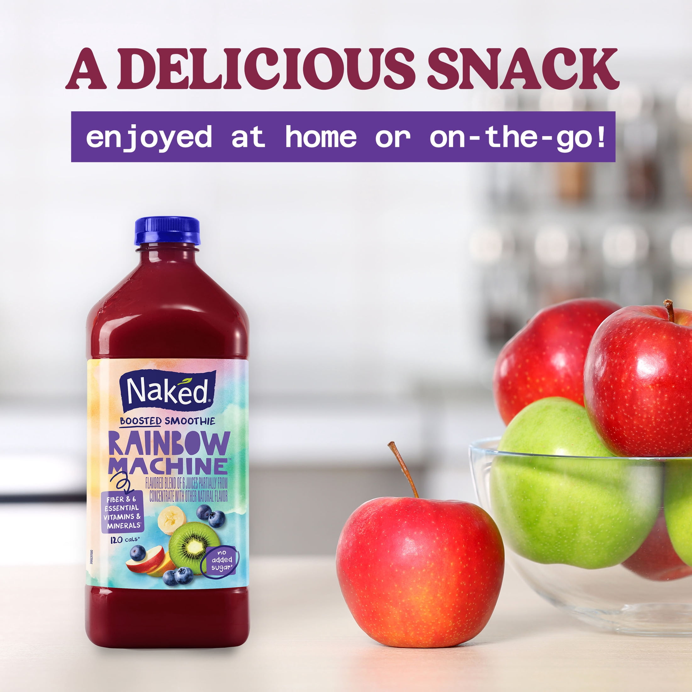 Naked Boosted Smoothie Rainbow Machine, 64 fl oz Bottle
