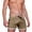 Khaki, variant on COSFO Black Shorts Men Board Drawstring Elastic Waist Solid Casual Shorts Beach Loose Swim Shorts