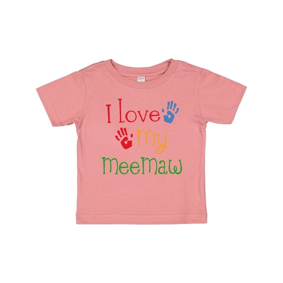 Inktastic I Love My Meemaw Girls Baby T-Shirt