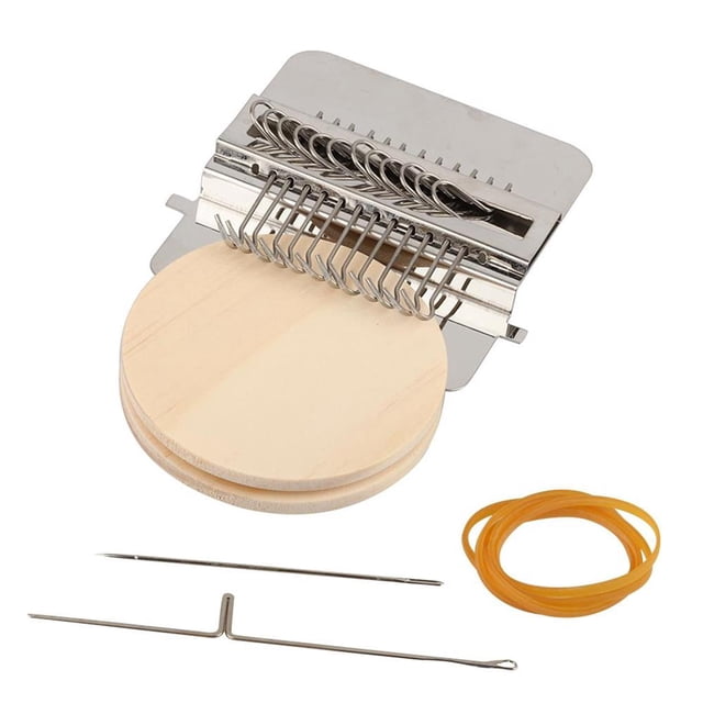 Yuarrent Herramienta para tejer a mano, Mini herramienta para zurcir DIY, máquina para trenzar parches para principiantes Tela de costura y artesanía No.1 Yuarrent HA040797-01