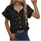 thumbnail image 1 of Camisas Navideñas Para Mujer Tops de Moda Blusa Corta Informal Con Estampado de Cuello Vuelto Odeerbi ODB207790, 1 of 8