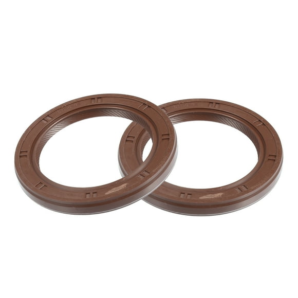 Unique Bargains 2pcs Engine Crankshaft Seal No.90311-46001 Fit for Lexus GS 300 2005 for Lexus IS 300 2001 Rubber Brown