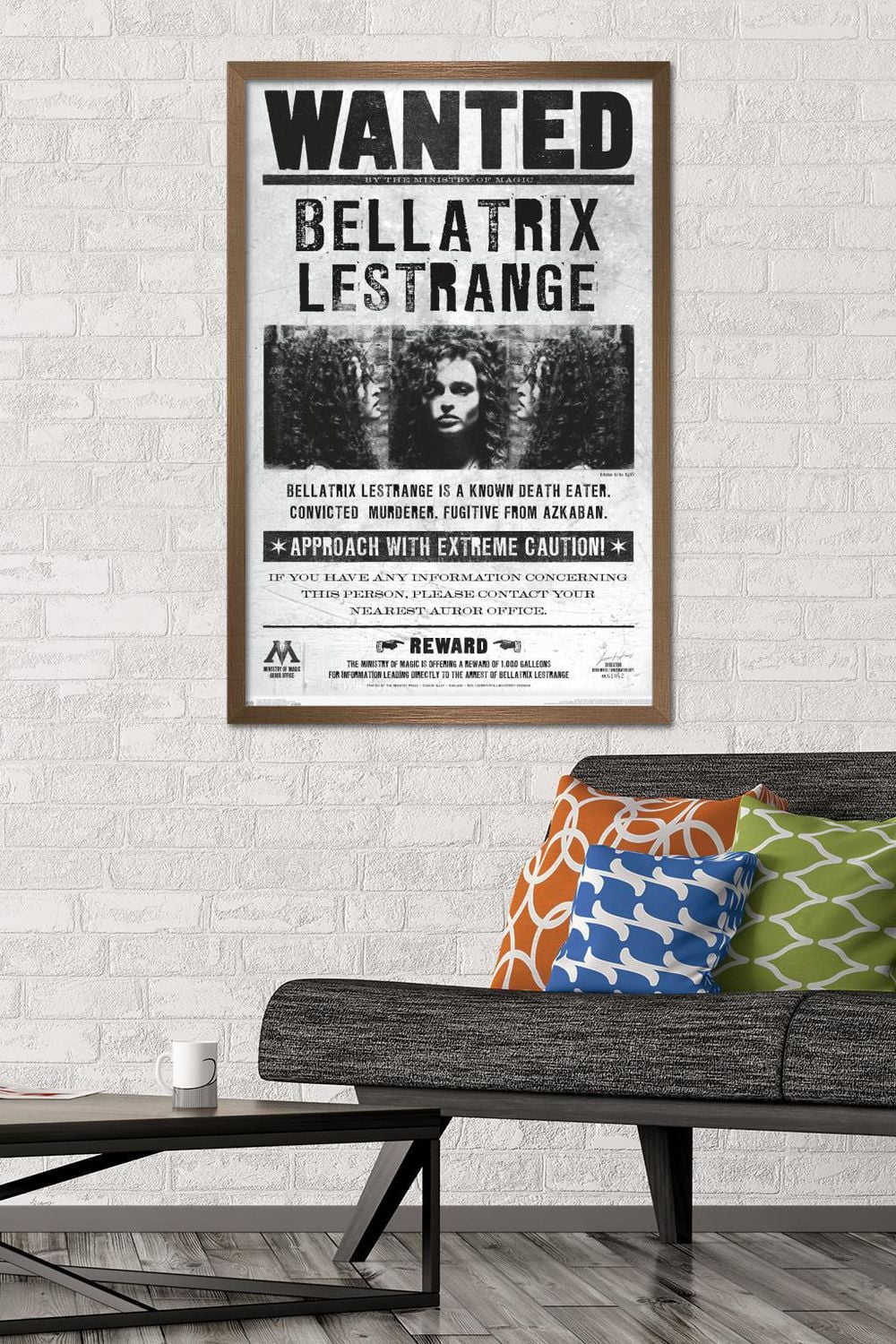 The Wizarding World: Harry Potter - Bellatrix Wanted Poster Wall Poster