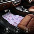 thumbnail image 4 of ZICANCN Waterproof Car Floor Mats Full Set, Sparkles Love Heart Automotive Carpet Mats for Vehicle Trucks Suv Jeep, 4 Pieces, 4 of 6