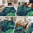 thumbnail image 6 of Area Rug 72×108in, Tropical Plants Monstera Leaves Floor Carpet Living Room Rug, Watercolor Green Foliage Non-Slip Welcome Mat Indoor Rugs for Bedroom Dining Room, 6 of 9