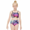 thumbnail image 3 of Game Kirby Children's Swimsuit Girls Swimwear 2 Piece Bikini Sets Tankini Summer Beach Vacation Bathing Suit Beachwear, 3 of 7