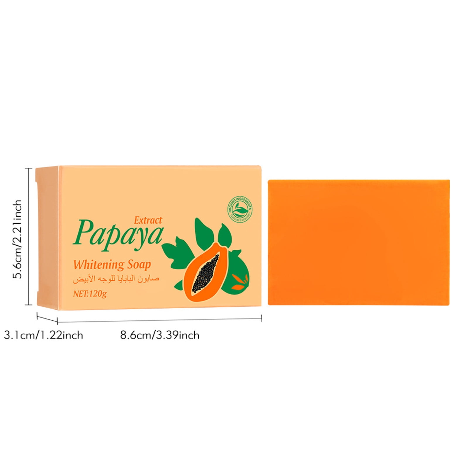 Papaya Soap Face & Body Wash – Skin Papaya Soap Bar For Dark