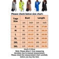 thumbnail image 2 of Frontwalk Women Long Trench Coat Solid Color Jacket Sleeve Pea Coats Party Warm Outwear Lapel Neck Overcoat Black 3XL, 2 of 2