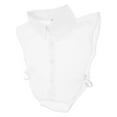 thumbnail image 5 of OUNONA Shirt Human Unisex Fake Collar Man Women's 35.00X33.00X0.20CM White, 5 of 8