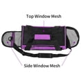 thumbnail image 2 of Cat Carrier Soft-Sided Airline Approved Pet Carrier Bag,Pet Travel Carrier for Cats,Dogs Puppy Comfort Portable Foldable Pet Bag (Medium, Purple), 2 of 7