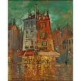 thumbnail image 3 of Konstantin Alexeevich Korovin 15x18 Black Modern Framed Museum Art Print Titled - Nocturnal Paris, 3 of 5