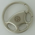 thumbnail image 1 of Volkswagen Steering Wheel Key Chain (Chrome), 1 of 3