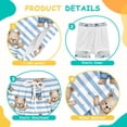 thumbnail image 3 of joogoo Cute Bear on Stripe Boys Swim Trunks Beach Swimsuit Shorts Boxer 7Y, 3 of 8