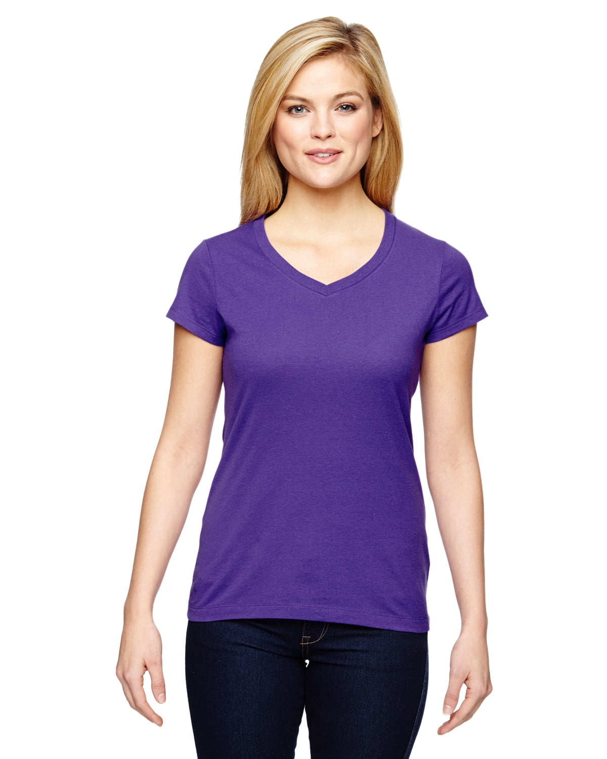 Champion - Champion T050 Tee Shirt Women Vapor Cotton Short-Sleeve V