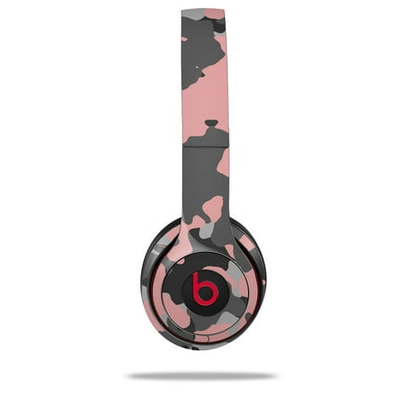 Skin Decal Wrap for Beats Solo 2 and Solo 3 Wireless Headphones WraptorCamo Old School Camouflage Camo Pink (BEATS NOT INCLUDED) by