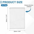 thumbnail image 2 of Uxcell 10Pcs 40 Micron Zipper Filter Bag, 9.84x13.78 Inch Nylon Mesh Filter Bags Sock Reusable for Aquarium Fish Tank Canister Sump, 2 of 5