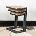 thumbnail image 4 of Darlah Firwood Antique Nesting Tables, 4 of 5