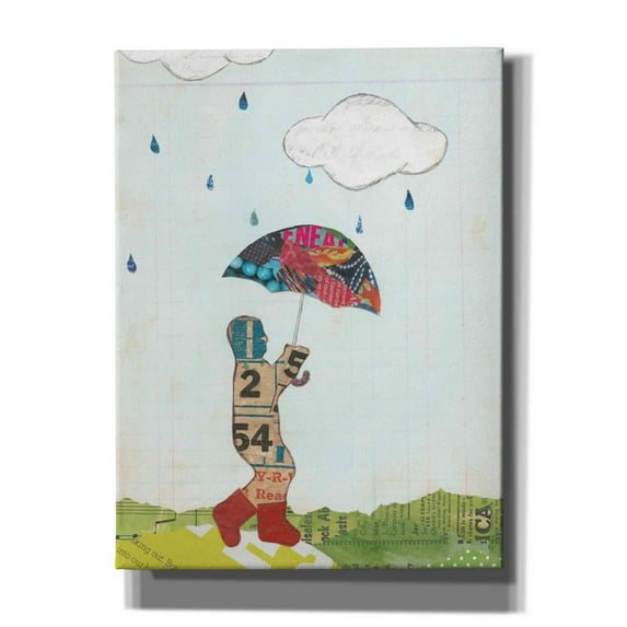 Epic Graffiti 'Rain and Wind III' by Courtney Prahl, Canvas Wall Art, 12"x16"