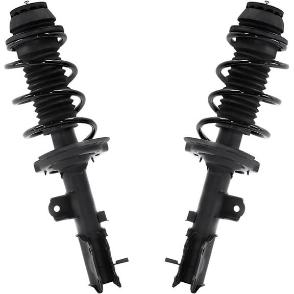 Detroit Axle - Front Struts w/Coil Spring Assembly Replacement for 2012 2013 2014 2015 2016 2017 Hyundai Accent Kia Rio - 2pc Set