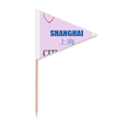 thumbnail image 1 of Shanghai Sign Art Deco  Fashion Toothpick Triangle Cupcake Toppers Flag, 1 of 3