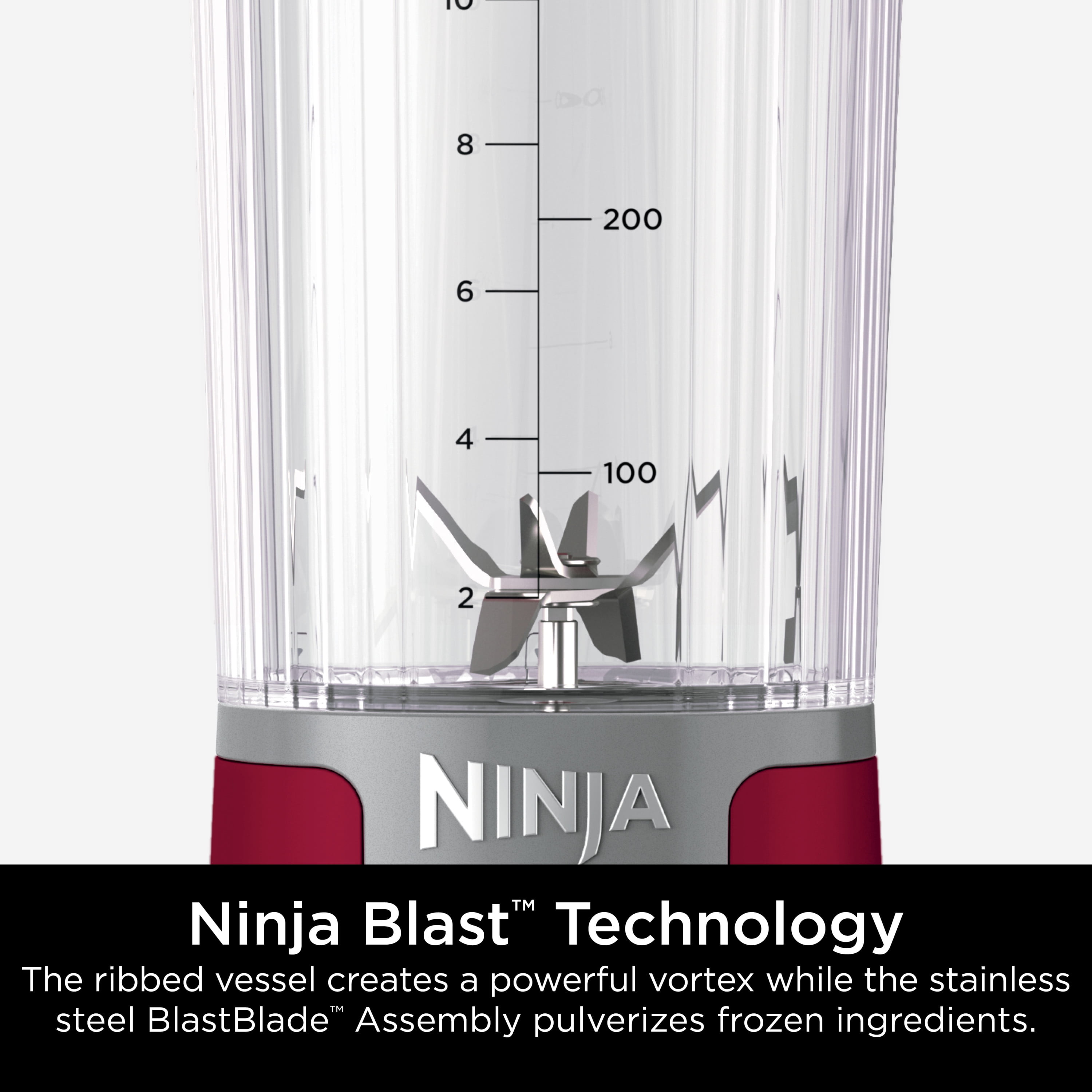 Ninja Blast 16 oz. Personal Portable Blender with Leak Proof Lid and Easy  Sip Spout, Perfect for Smoothies, Cranberry Red, BC100CR