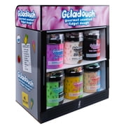 Geladough Non-Slime Butter Cloud Dough – Cake Batter & Cotton Candy Roll Scented Sensory Dough, Non-Sticky No-Residue Putty with Mix-Ins & Spoon, Net Weight 180g (6.3 oz)