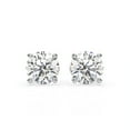 thumbnail image 3 of 1/4- 2.00 Carat Total Weight Women's Lab Grown Diamond Earrings in 14k White (VS2 Clarity, F Color, 1.00+ IGI Certified), 3 of 4