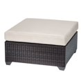 thumbnail image 1 of TKC Belle Patio Wicker Ottoman in Beige, 1 of 2
