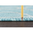 thumbnail image 4 of Veranda Transitional 2' x 10' Aqua and Light Gray Polypropylene Outdoor Area Rug, 4 of 8