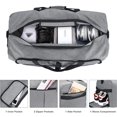 thumbnail image 3 of Bolsa de viaje plegable para hombres y mujeres, fin de semana grande de 65 L con compartimento para zapatos, bolso impermeable, 3 of 5