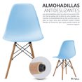 thumbnail image 3 of Silla Minimalista Mirel 4 piezas Azul, 3 of 8