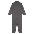 thumbnail image 6 of Zaldita Men's Zipper Mechanics Work Overalls Long Sleeve Waterproof Romper Jumpsuit Rainsuit Tall & Gray 170/L, 6 of 7