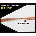 thumbnail image 4 of 11.4" Copper Engine Ground Strap Ground Bonding Strip Cable Universal 2 PCS, 4 of 4