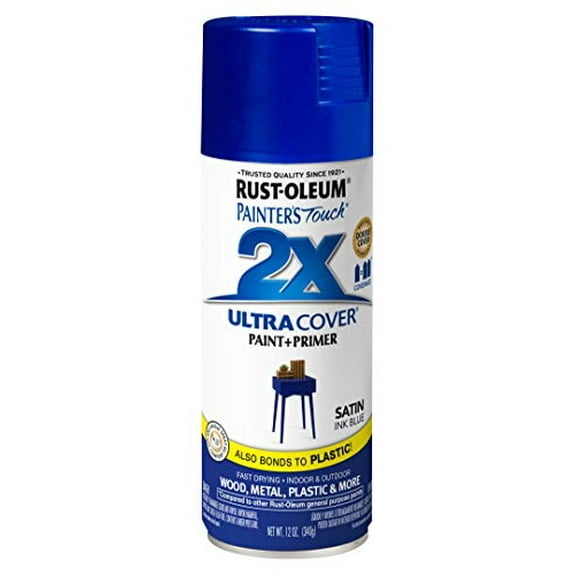 Rust-Oleum 314754 Painter's Touch 2X Ultra Cover, 12 oz, Ink Blue