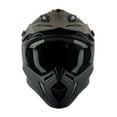 thumbnail image 3 of 1Storm Adult Motocross Helmet BMX MX ATV Dirt Bike Downhill Mountain Bike Helmet Racing Style H637; Matt Black, 3 of 6